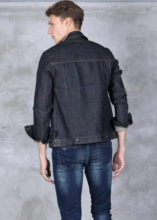 เสื้อแจ็คเก็ตผ้าดิบ รุ่น JK-RIM2  เสื้อผ้าผู้ชาย แจ็ครัสเซล Jack Russel Jeans