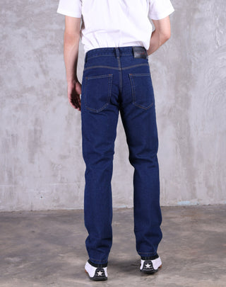 JACK RUSSEL กางเกงยีนส์ผู้ชาย ทรงกระบอกใหญ่ Straight Fit รุ่น J-1193 กางเกงยีนส์แจ็ครัสเซล Jack Russel Jeans