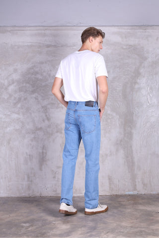 กางเกงยีนส์ผู้ชาย ทรงกระบอกใหญ่ Straight Fit รุ่น J-1199 กางเกงยีนส์แจ็ครัสเซล Jack Russel Jeans
