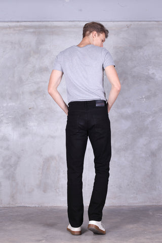 กางเกงยีนส์ ทรงขากระบอกเล็ก รุ่น J-1161/4 สีBlack JACK RUSSEL แจ็ครัสเซล Jack Russel Jeans