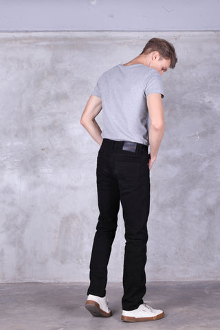 กางเกงยีนส์ ทรงขากระบอกเล็ก รุ่น J-1161/4 สีBlack JACK RUSSEL แจ็ครัสเซล Jack Russel Jeans