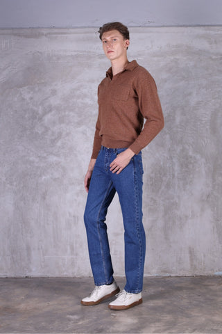 กางเกงยีนส์ผู้ชาย ทรงกระบอกใหญ่ Straight Fit รุ่น J-1198 กางเกงยีนส์แจ็ครัสเซล Jack Russel Jeans