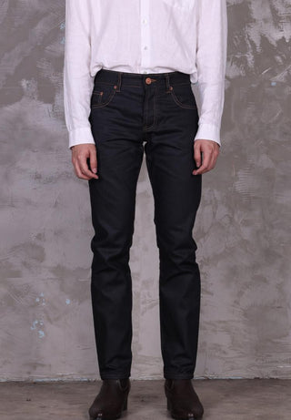 JACK RUSSEL กางเกงยีนส์ผู้ชายขายาว ทรงกระบอกเล็ก Regular slim fit รุ่น J-805 กางเกงยีนส์แจ็ครัสเซล Jack Russel Jeans