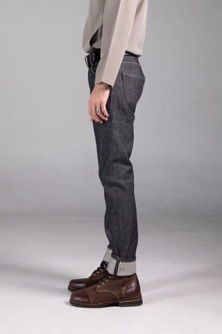 Jack Russel - Men Jeans - Meisterwerk J-RIM8 Slim Fit Black & Red Selvedge Unsanforized