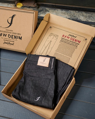 JACK RUSSEL กางเกงยีนส์ ทรงกระบอกตรง SLIM FIT JACK SELVEDGE รุ่น J-RIM3 แจ็ครัสเซล Jack Russel Jeans