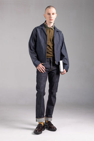 Jack Russel - Men Jeans - Meisterwerk J-RIM1 Slim Fit Indigo Blue & Red Selvedge Unsanforized