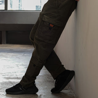 Jack Russel - Men Cargo Chino - Handwerk J-LBN3/OG Regular Fit Japanese Cargo Chino Olive Green