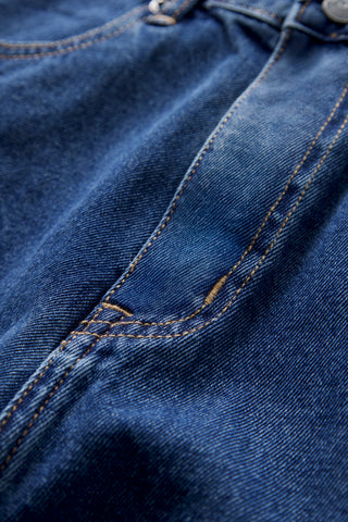 Jack Russel - Women Jeans - Klassik JF-128/IB Wide Leg Indigo blue High Waisted