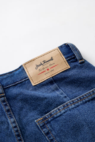 Jack Russel - Women Jeans - Klassik JF-128/IB Wide Leg Indigo blue High Waisted
