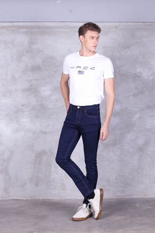 Jack Russel - Men Jeans - Klassik J-1182 Slim Fit Dark Blue