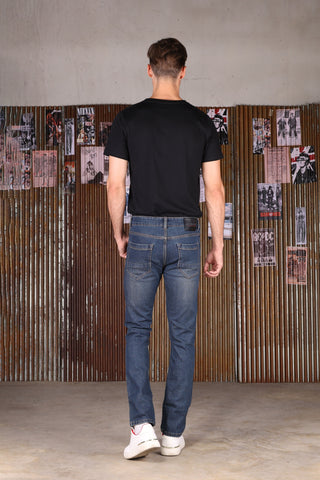 JACK RUSSEL กางเกงยีนส์ผู้ชาย ทรงกระบอกเล็ก Slim Fit รุ่น J-1185 กางเกงยีนส์แจ็ครัสเซล Jack Russel Jeans
