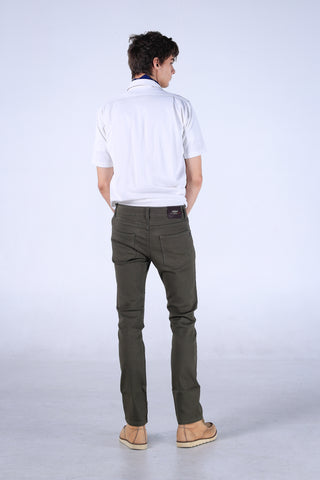 Jack Russel - Men Chino - Klassik J-3006/GRN Slim Fit Green