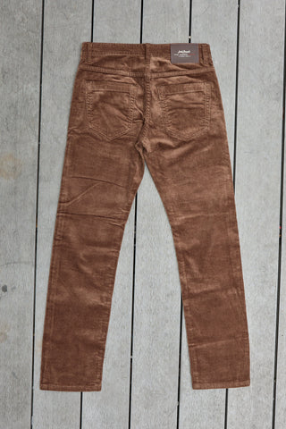 กางเกงผ้าลูกฝูกผู้ชาย straight fit Jack Russel สีน้ำตาลเข้ม