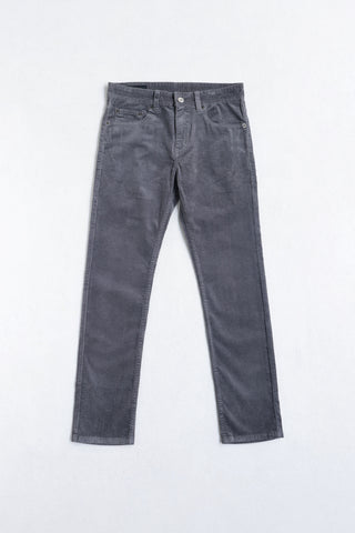 Jack Russel - Men Corduroy Pants - Klassik J-427/38 Corduroy Slim Fit Grey