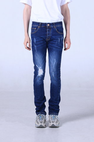 Jack Russel - Men Jeans - Handwerk J-509/R Slim Fit Ocean Dark Blue