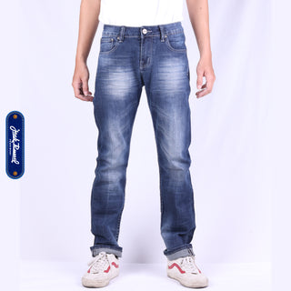 แจ็ค รัสเซล - กางเกงยีนส์ผู้ชาย - รุ่น Handwerk J-565 Slim Fit Ozzy Blue Fade