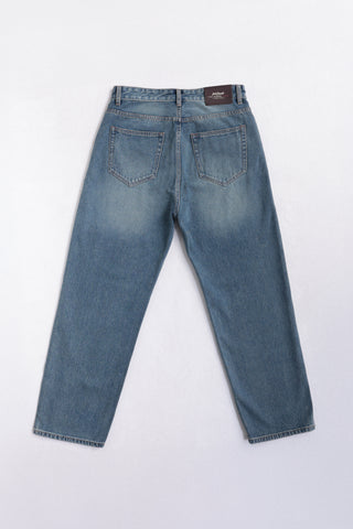 Jack Russel - Men Jeans - Klassik J-6001/BL Baggy Low Rise Wide Leg Blue