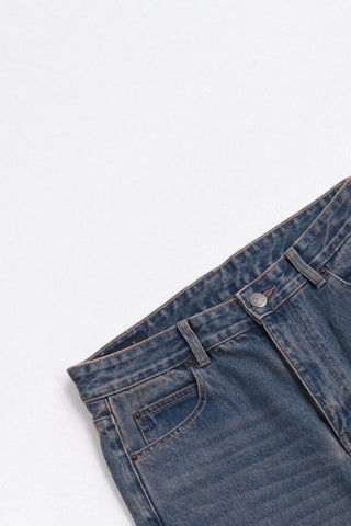 Jack Russel - Men Jeans - Klassik J-6001/RB Baggy Low Rise Wide Leg Rust Fade