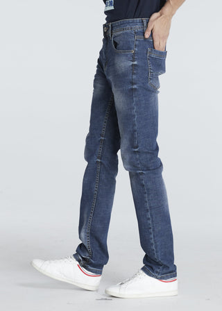 Jack Russel - Men Jeans - Handwerk J-630 Slim Fit Rust Blue Cross-Hatch