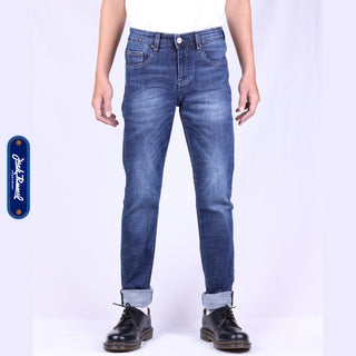 Jack Russel - Men Jeans - Handwerk J-637 Slim Fit Dark Blue Cross-Hatch