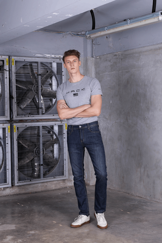 Jack Russel - Men Jeans - Handwerk J-653 Slim Fit Deep Blue
