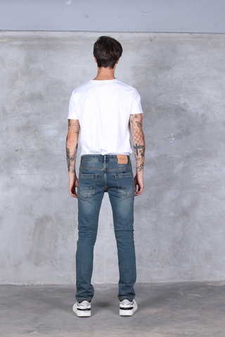 Jack Russel - Men Jeans - Handwerk J-656 Slim Fit Dark Blue Faded