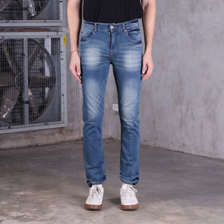 Jack Russel - Men Jeans - Handwerk J-657 Slim Fit Medium Blue Rust Fade