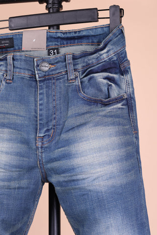 Jack Russel - Men Jeans - Handwerk J-657 Slim Fit Medium Blue Rust Fade