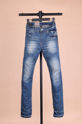 Jack Russel - Men Jeans - Handwerk J-657 Slim Fit Medium Blue Rust Fade