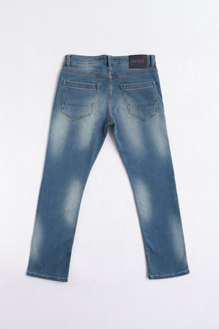 Jack Russel - Men Jeans - Handwerk J-659 Slim Fit Ash Blue Rust Fade