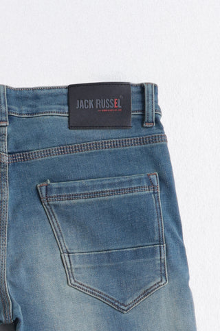 Jack Russel - Men Jeans - Handwerk J-659 Slim Fit Ash Blue Rust Fade