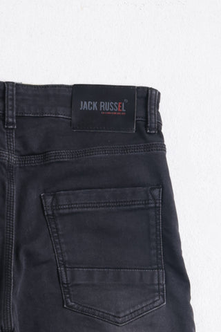 Jack Russel - กางเกงยีนส์ผู้ชาย - Handwerk J-660 ทรงสลิมฟิต สีดำ