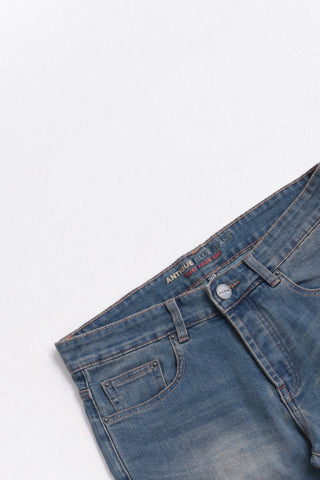 Jack Russel - Men Jeans - Handwerk J-813 Slim Fit Medium Blue Rust Fade