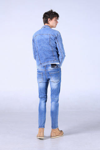 Jack Russel - Men Jeans - Handwerk J-CROW Skinny Fit Classic Blue Fade