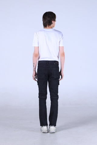 Jack Russel - Men Cargo Jeans - Handwerk J-DEPT/BK Slim Fit Black