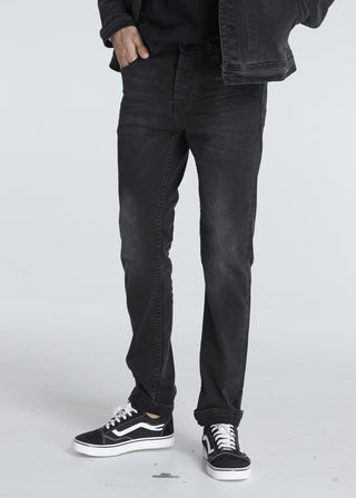 แจ็ค รัสเซล - กางเกงยีนส์ผู้ชาย - รุ่น Handwerk J-GRN Slim Fit Black Smoke Fade