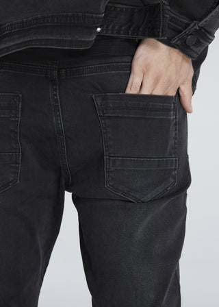 Jack Russel - Men Jeans - Handwerk J-GRN Slim Fit Black Smoke Fade