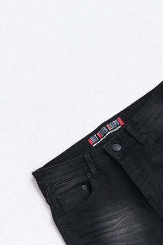 Jack Russel - กางเกงยีนส์ผู้ชาย - Handwerk J-GEN/8 Skinny Tight Fit สีดำ
