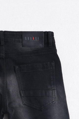 Jack Russel - กางเกงยีนส์ผู้ชาย - Handwerk J-GEN/8 Skinny Tight Fit สีดำ