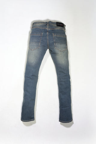 แจ็ค รัสเซล - กางเกงยีนส์ผู้ชาย - Handwerk J-NORM ทรงสลิมฟิต วินเทจ มิดไนท์บลู รัสต์ เฟด