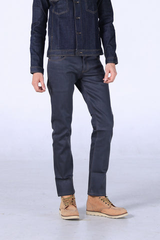 Jack Russel - Men Jeans - Meisterwerk J-RIM5 Slim Fit Metallic Grey & Red Selvedge Unsanforized