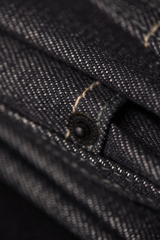 Jack Russel - Men Jeans - Meisterwerk J-RIM8 Slim Fit Black & Red Selvedge Unsanforized