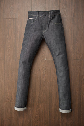 Jack Russel - Men Jeans - Meisterwerk J-RIM8 Slim Fit Black & Red Selvedge Unsanforized