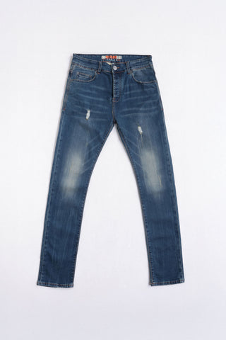 Jack Russel - Men Jeans - Handwerk J-SMOKE Slim Tight Fit Nicotine Blues Smoke Fade