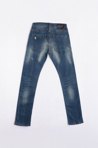 Jack Russel - Men Jeans - Handwerk J-SMOKE Slim Tight Fit Nicotine Blues Smoke Fade