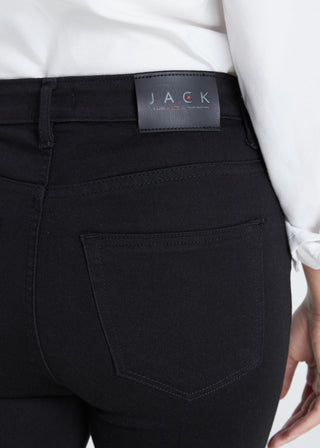 JACK RUSSEL กางเกงยีนส์ผู้หญิง ทรง SKINNY FIT เอวสูง รุ่น JF-1104 สี SUPER BLACK แจ็ครัสเซล Jack Russel Jeans