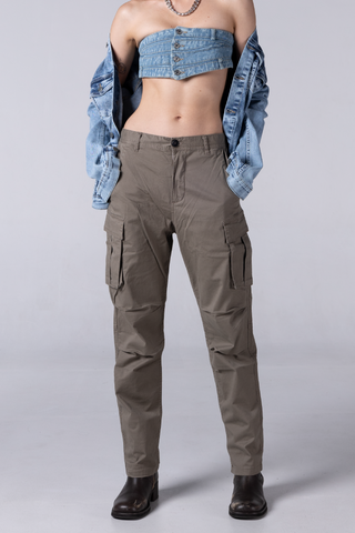 Jack Russel - Women Cargo - Klassik J-222/GRY Grey Mid Waisted