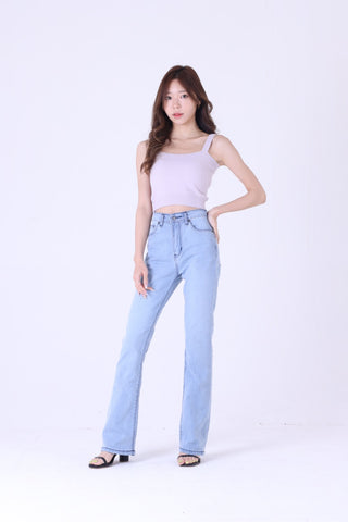 Jack Russel - Women Jeans - Klassik JF-BT/LB Boot Cut Light Blue Mid Waisted