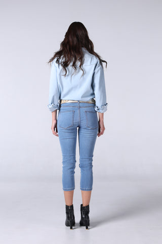 JACK RUSSEL WOMEN  Skinny Fit รุ่น JF-MOM Jack Russel Jeans