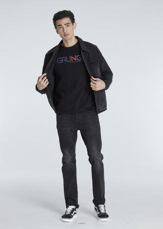 Jack Russel - Men Jeans - Handwerk J-GRN Slim Fit Black Smoke Fade